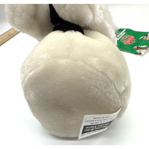 1998 Warner Bros Studio Store Bugs Bunny Snowman Bean Bag Plush Toy 10" NWT - Picture 4 of 6